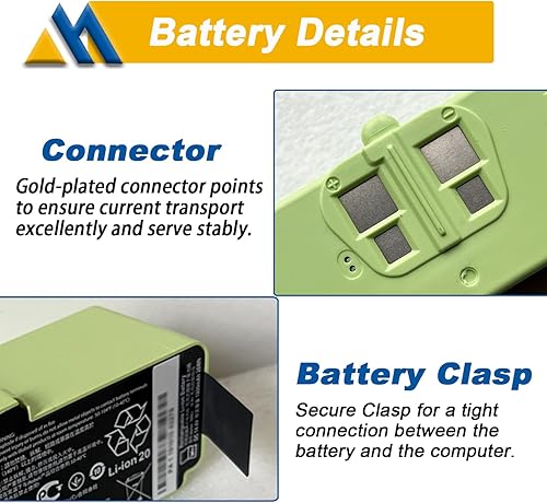 Miniatura 4 de para iRobot Roomba Batería de repuesto 1800LI Batería de iones de litio para Roomba 690 675 960 895 890 860 850 680 695 680 690 670 640 614 Series