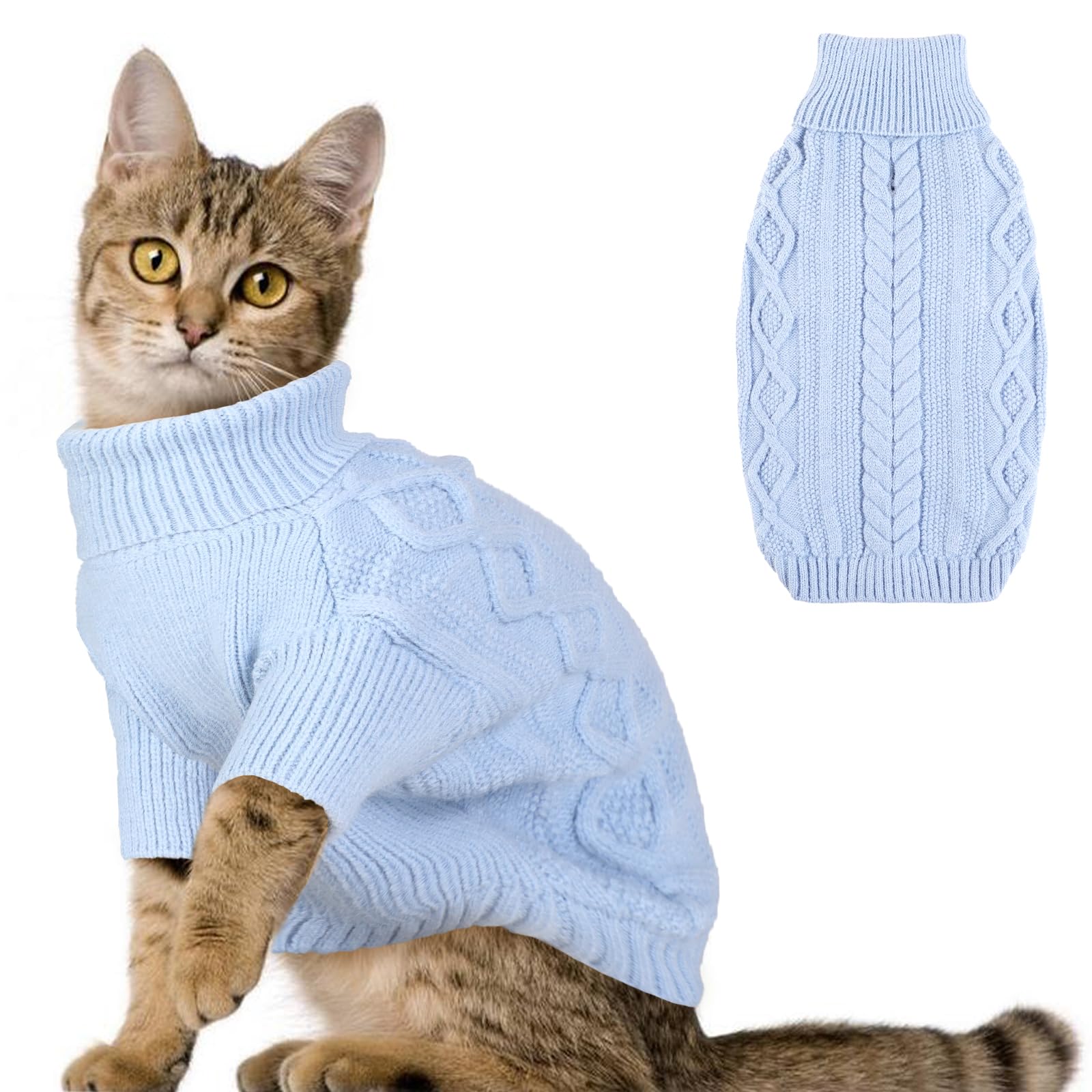CITÉTOILE Katzenpullover - Strickpulli Für Haarlose Katzen