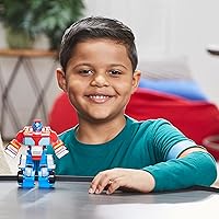 Vista 4 de Transformers Playskool Heroes Rescue Bots Academy Team Optimus Prime, 4.5-Inch Action Figure, Kids Converting Robot Toy, Ages 3+ (Yaxa Exclusive)