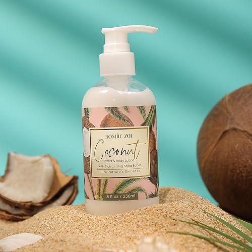 Miniatura 4 de ROMIIE ZOI Loción diaria para manos y cuerpo con manteca de karité hidratante - Coco - 8.0 fl oz  8 onzas líquidas
