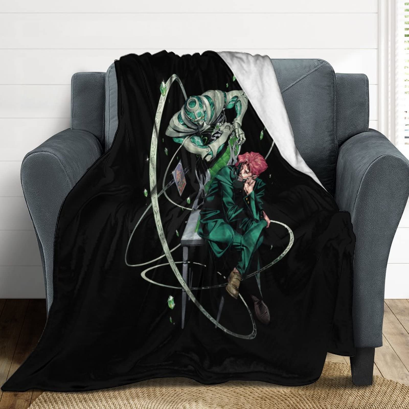 ジョジョの奇妙な冒険 花京院典明 ブランケット Amazon｜毛布 ジョジョの奇妙な冒険 花京院典明 ブランケット