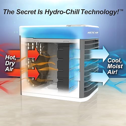 Miniatura 3 de Arctic Air Enfriador de aire evaporativo Pure Chill de Ontel - Potente enfriador de espacio personal de 3 velocidades, silencioso, ligero y portátil