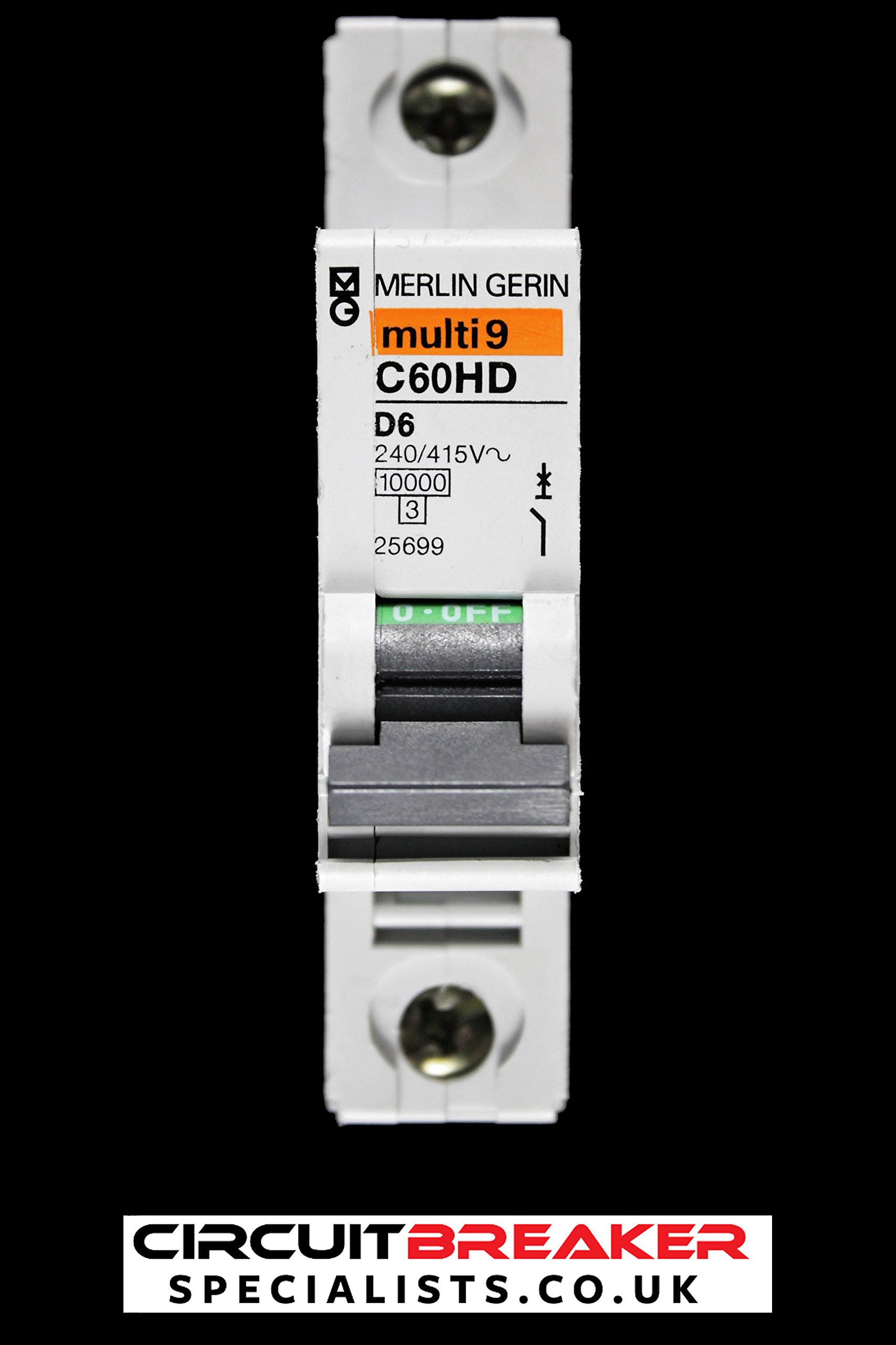 Merlin Gerin D 6 AMP MCB CIRCUIT BREAKER C60HD 25699 A Amazon.co.uk DIY & Tools