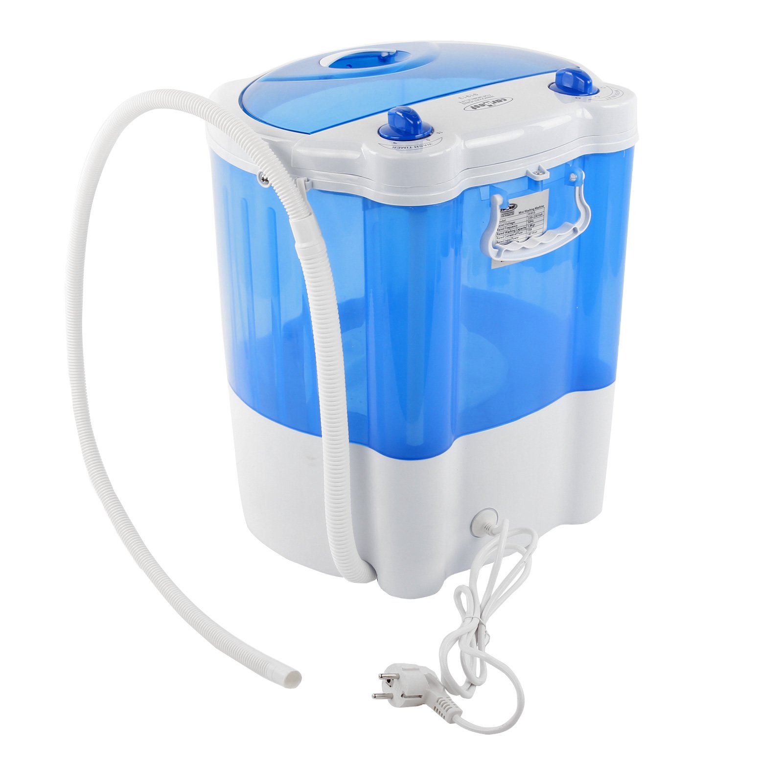 Camping Mini Waschmaschine Fay, 230V/140W, für 1,8 kg Trockenwäsche, 5 kg