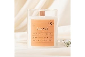 Wood Wick Soy Candle, Relax & Rejuvenate with Essential Oils