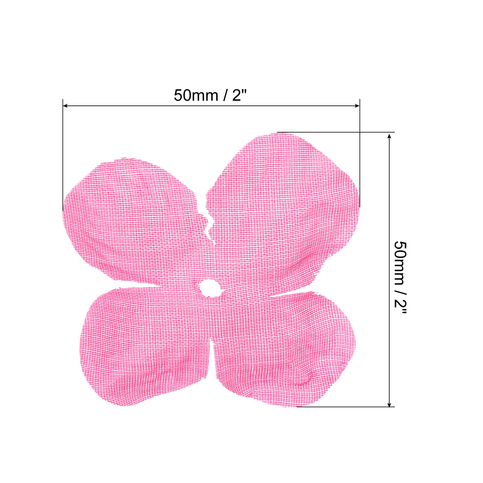 PATIKIL Artificial Flower Petals, 500Pcs Fake Flowers Silk Petal Decoration Supplies for Wedding Decor Bridal Party Event Fuchsia - Image 2