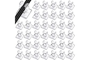 50 Pcs Mini Light Adhesive Clips - For Effortless Christmas Cheer