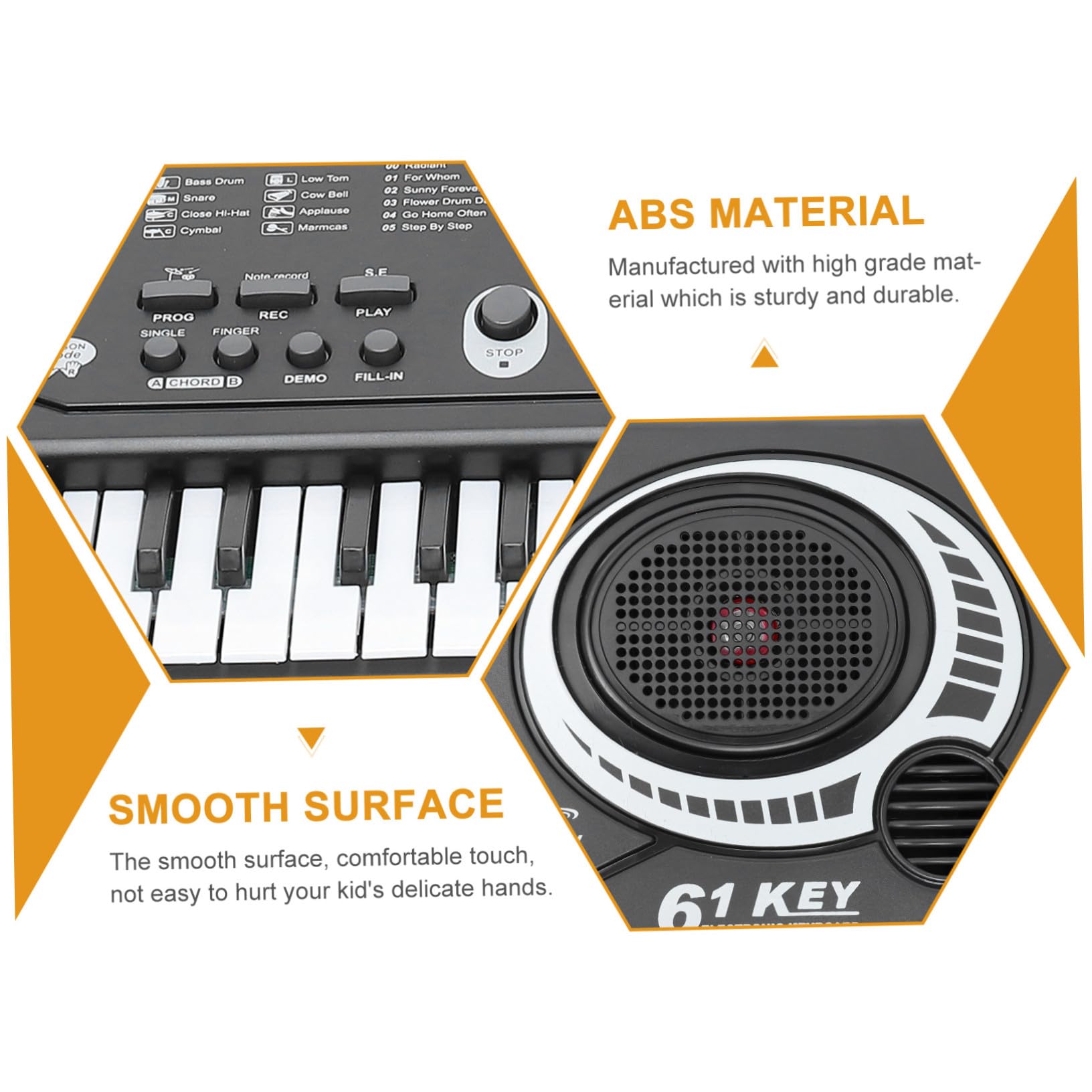 Gatuida Pianoforte Giocattolo Elettronico per Ragazzo Ragazza Ragazza in Plastica Abs Giocattolo Musicale Educativo per Apprendimento Precoce per Sviluppare Creatività e Coordinazione Ocul
