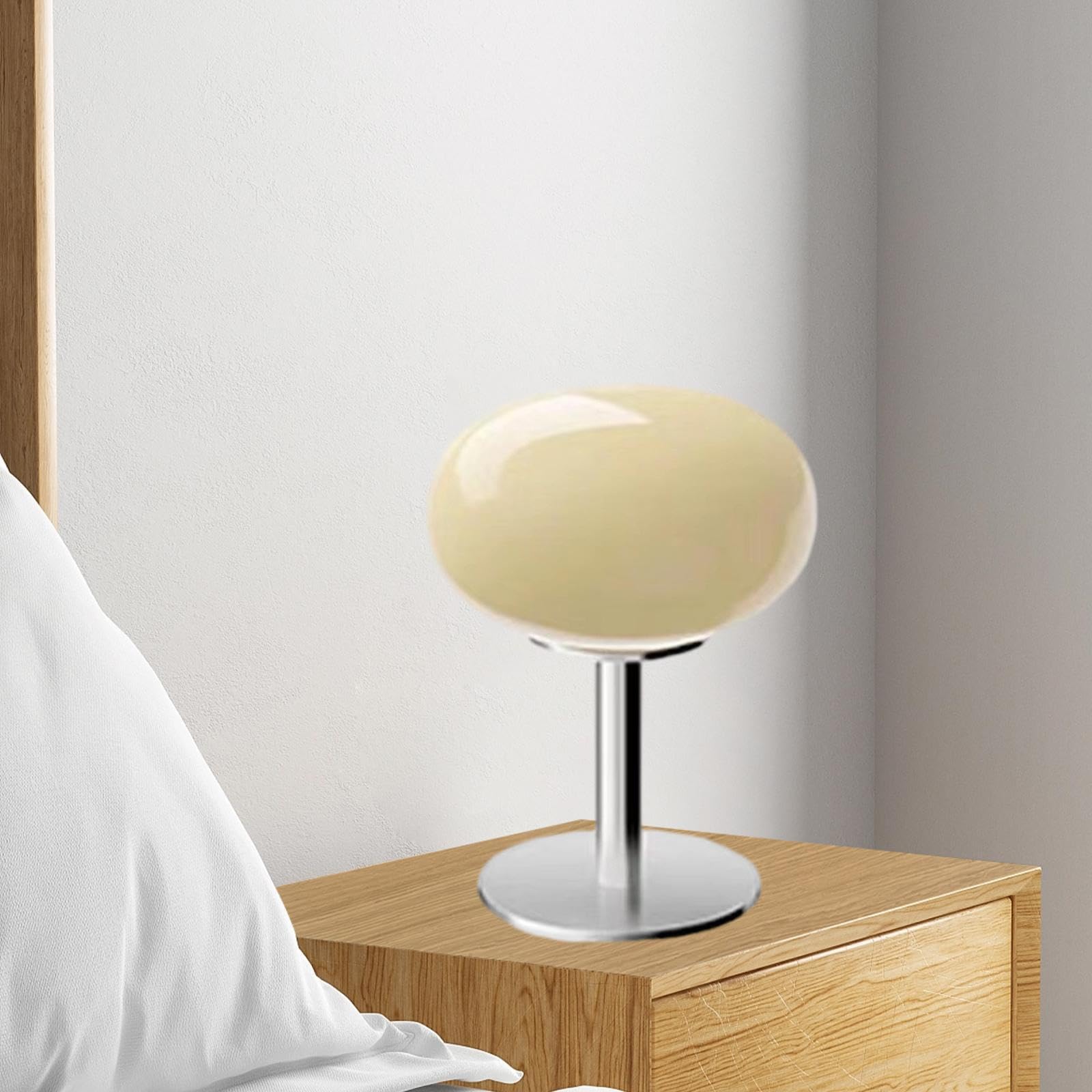 Lampada da Tavolo con Paralume a Forma di Lecca-Lecca, Moderna ed Elegante, per l'arredamento o per l'illuminazione dell'ufficio o per la Famiglia,