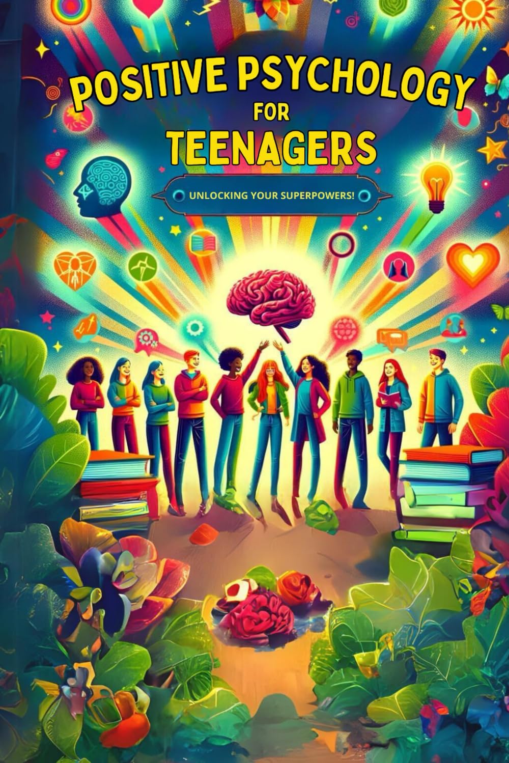 Positive Psychology for Teenagers: Unlocking Your Superpowers!: Empowering Journeys: Life Skills, Mental Health, and Self-Discovery for High Schoolers ... Guides for Personal Growth and Well-being)