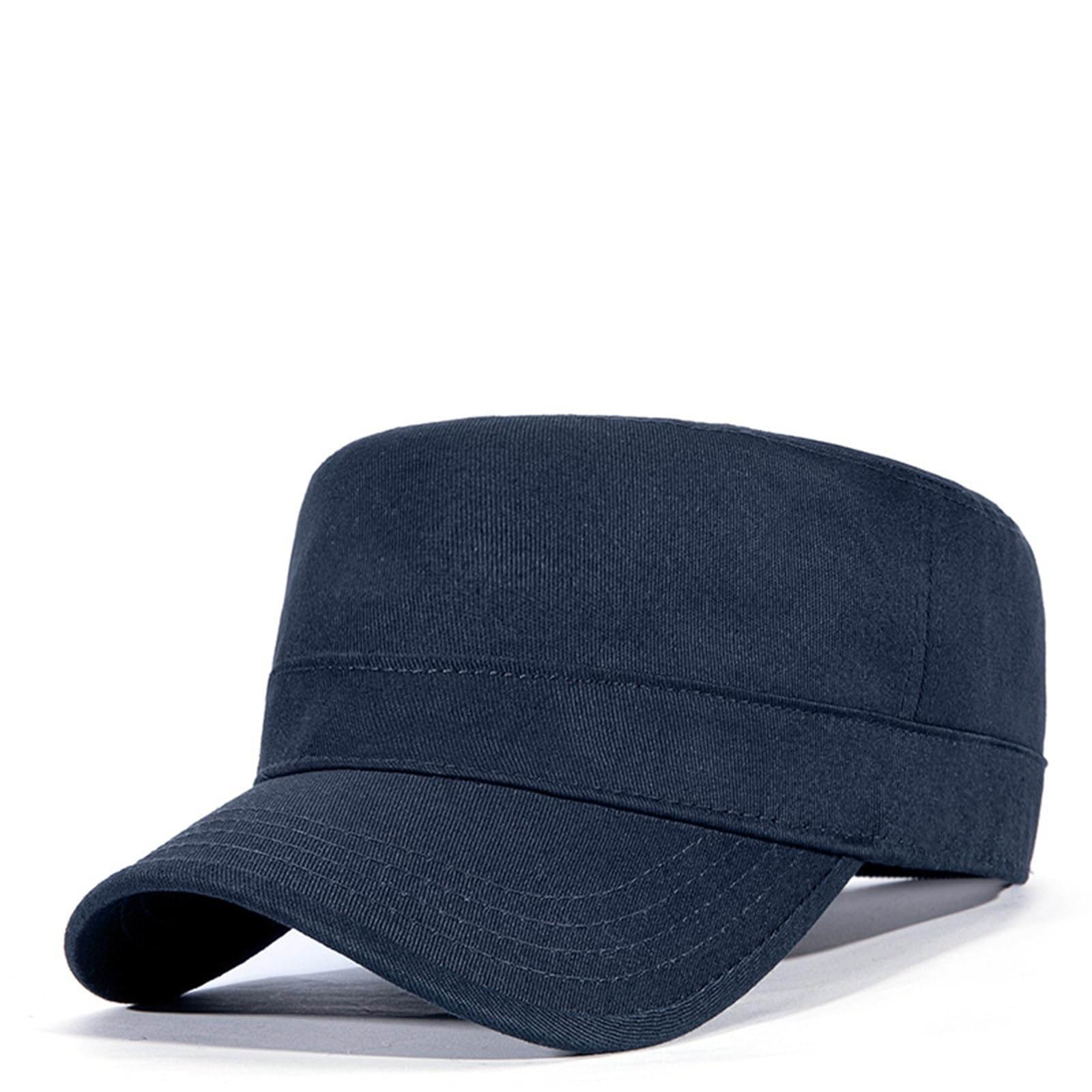 Berretto Militare da Cadetto Cappello da Baseball con Berretto Piatto e Lingua D'Anatra per Abbigliamento da Esterno