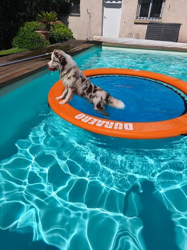 Hamaca Flotante Inflable Para Piscina – Isla De Agua De Gran Tamaño Con Bomba Manual Y Bolsa De Transporte