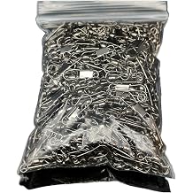 Fishing Tackle Kit Fishing Hooks 50 Pcs Winter Ice Fishing Goods Swivel Fishing Connector Pin Bearing Rolling Swivel Snap Fastlock Clips Fishhook Lure Tackle Worm Hooks