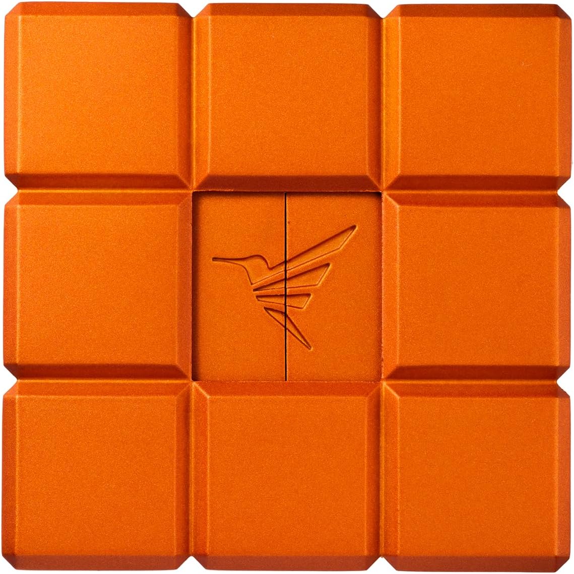 Colibri Heritage Cube Desk Torch + Soft Flame Lighter - Uses Butane Refill (Orange)