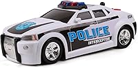 Vista 1 de Mighty Fleet Mighty Motorized Police Cruiser Juguete Carro de Policía - Luces Realistas, Sonidos y Característica Motorizada - Edades 3 y Más