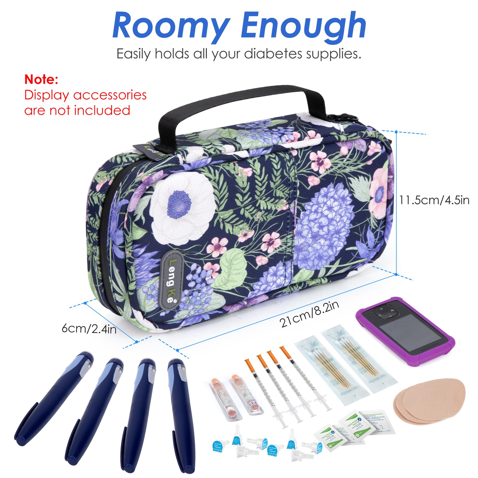 YOUSHARES Insulin Cooler Travel Case, Insulin Pen Carry Case with Two Ice Packs Each 80g - Image 3