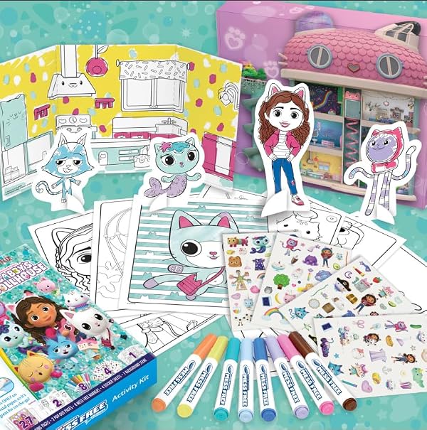 Crayola Color Wonder Gabby's Dollhouse Activity Kit, Mess Free Coloring Set for Toddlers, Travel Activities & Toys, Gifts for Girls & Boys by Crayola - Image 6