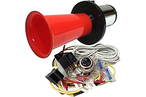 OOGA Horn Red Antique Classic Car Hot Rod Oooga Ahooga Horn w/...