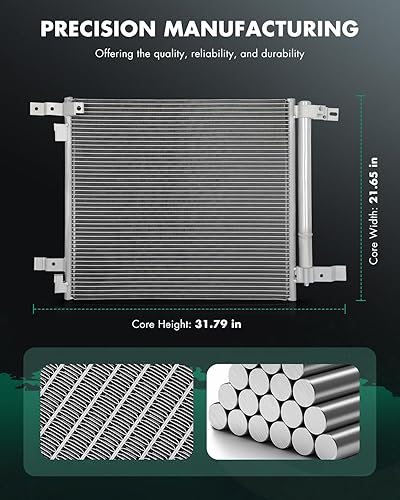 Vista 35 de SCITOO Aire acondicionado de condensador compatible con Chevrolet Equinox 2016-2017 y para GMC Terrain 2016-2017, 2.4L 3.6L Reemplazar # 4997