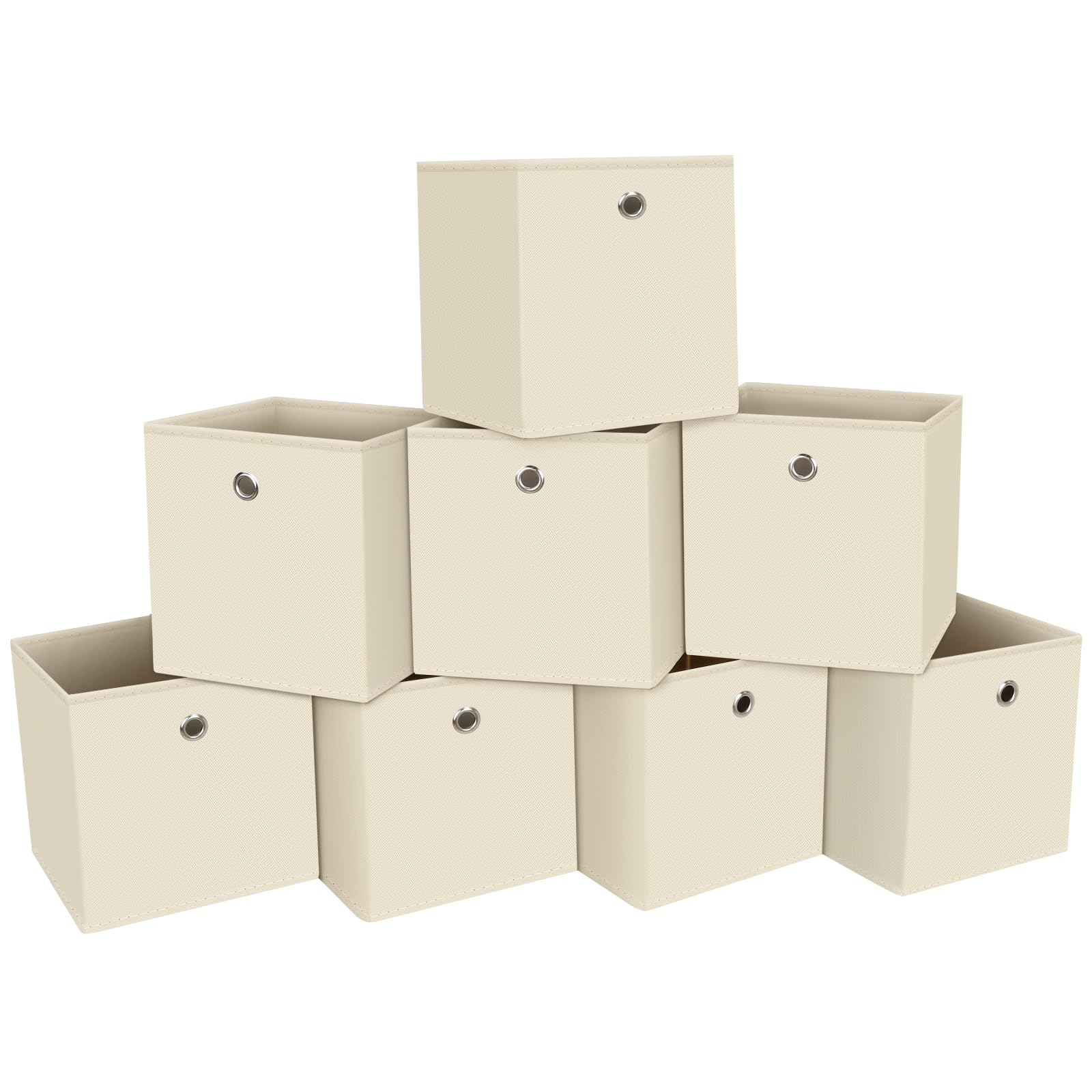 Photo 1 of Yunkeeper 13" Cube Storage Bins, Set of 8