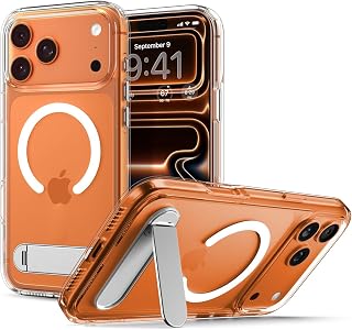 Spigen Ultra Hybrid S MagFit Back Cover Case Compatible with iPhone 17 Pro (TPU + Poly Carbonate | Clear White) Price In India