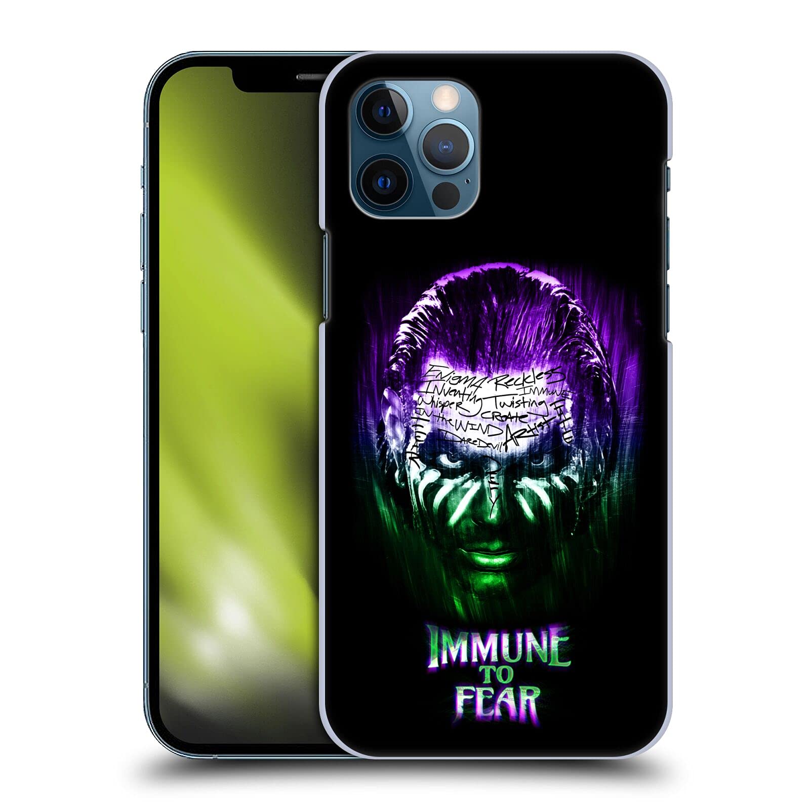 Head Case Designs Officially Licensed WWE Jeff Hardy Jeff Hardy Graphics Hard Back Case Compatible with Apple iPhone 12 / iPhone 12 Pro