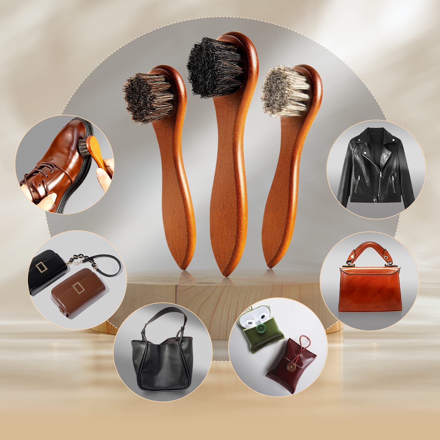 Ticeed Kit De Cirage Entretien Pour Chaussures, Kit Cirage Chaussure