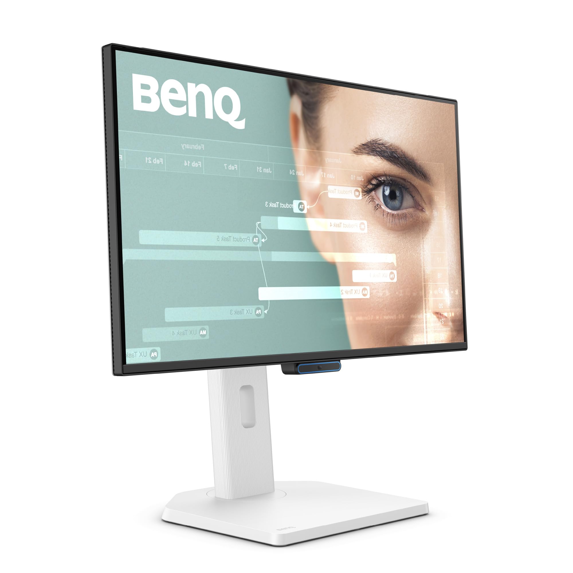 BenQ GW2490TC 23,8" 1080p FHD 144Hz IPS Eye-Care Home Office Monitor, USB-C, 1920x1080, Visual Optimizer, Flicker-free, Low Blue Light, Ultra Slim Bezel, Certificato TUV, Design ergonomico, Eye-CareU