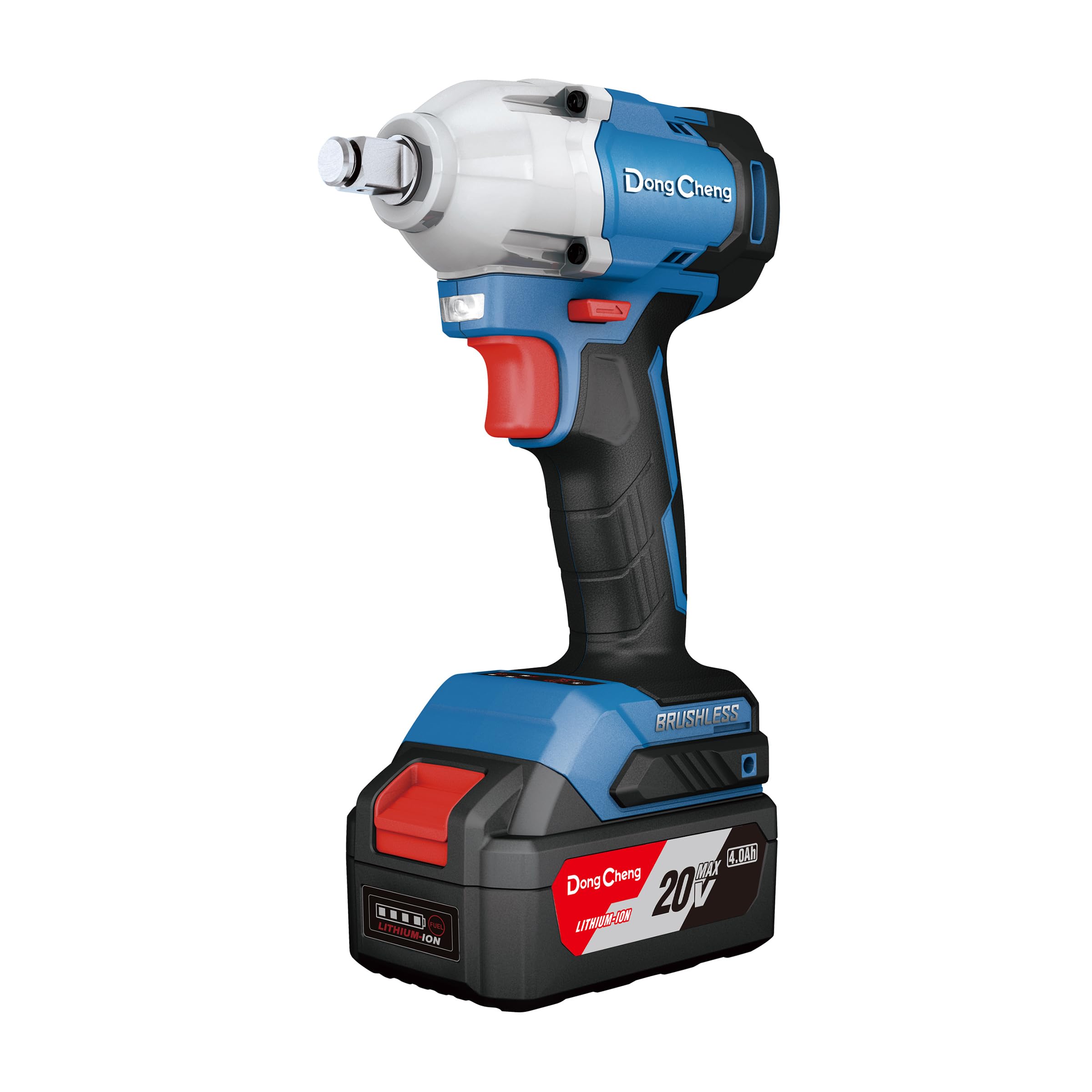 DongCheng 20V Max Brushless Cordless Impact Wrench with 4.0Ah Lithium-Ion Battery, Heavy Duty Electric Impact Driver for Automotive Repair & with Carriying Bag for Easy Handelling.-image-33