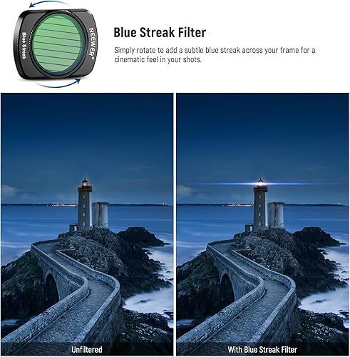 Miniatura 43 de NEEWER Juego de filtros magnéticos ND CPL UV compatibles con DJI OSMO Pocket 3 Creator Combo Accesorios, Cámara de Acción 6 Pack UV ND16 ND32 ND64