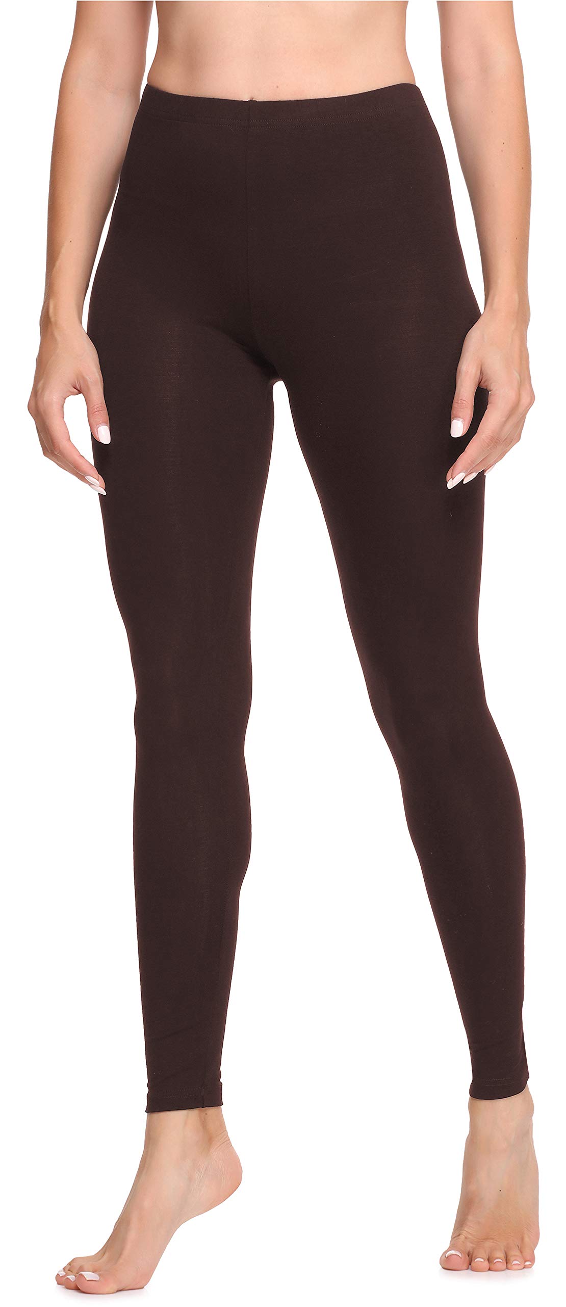 Ladeheid Leggings Damen aus Baumwolle Bequeme und Lange Leggins für Frauen für Frühling Sommer Herbst Winter Saison LA40-133