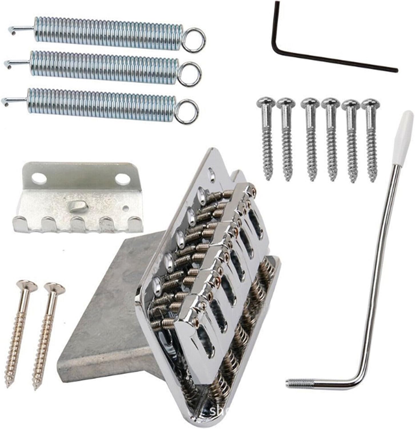 Alloy Electric Guitar Parts Chrome Tremolo Bridge System For Fender Stratocaster Strat