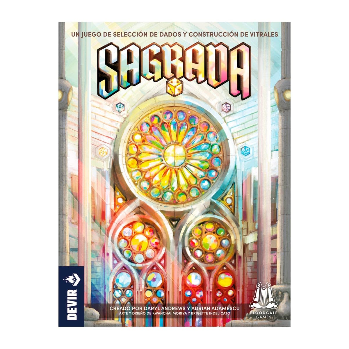 Devir - Sagrada, Juego de Mesa Creativo y Artístico, Juego de Mesa de 14 años (BGSAG)