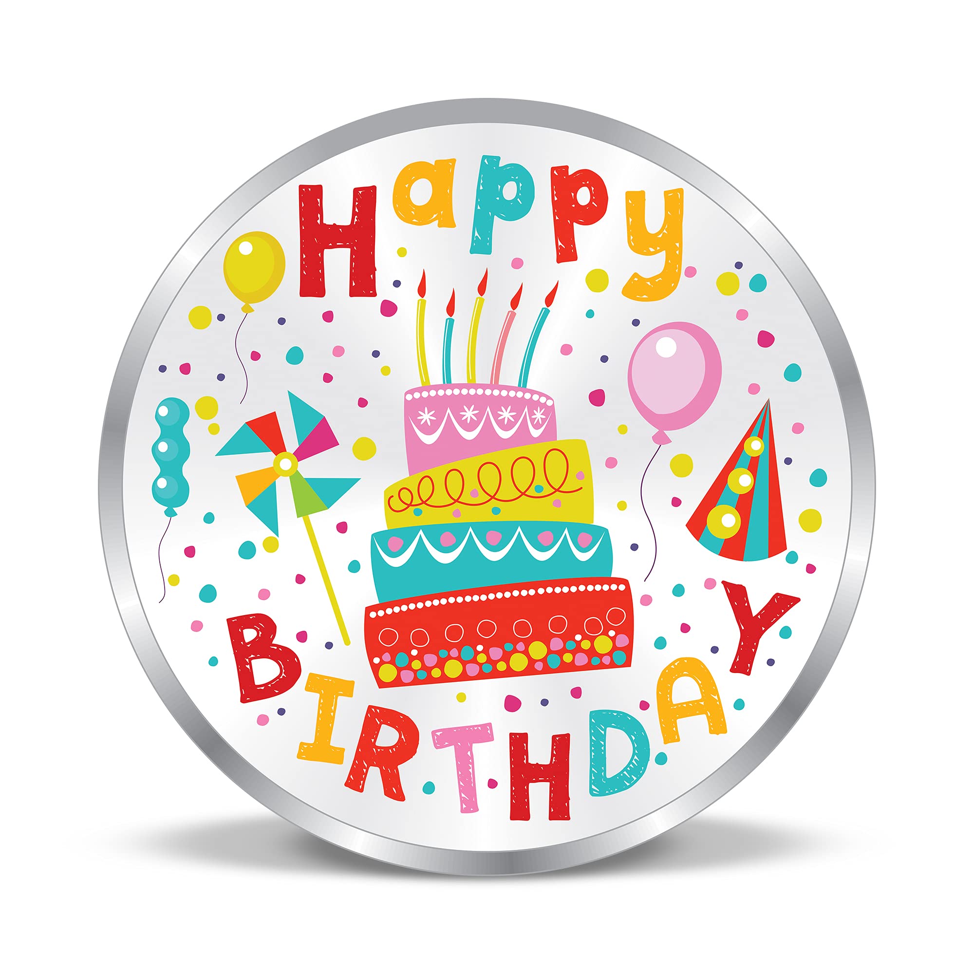 ACPL Precious Moments BIS Hallmarked Silver Coin Happy Birthday Colorful Design 20gm 999 Pure (B08TCB7JB1) Amazon Price History, Amazon Price Tracker