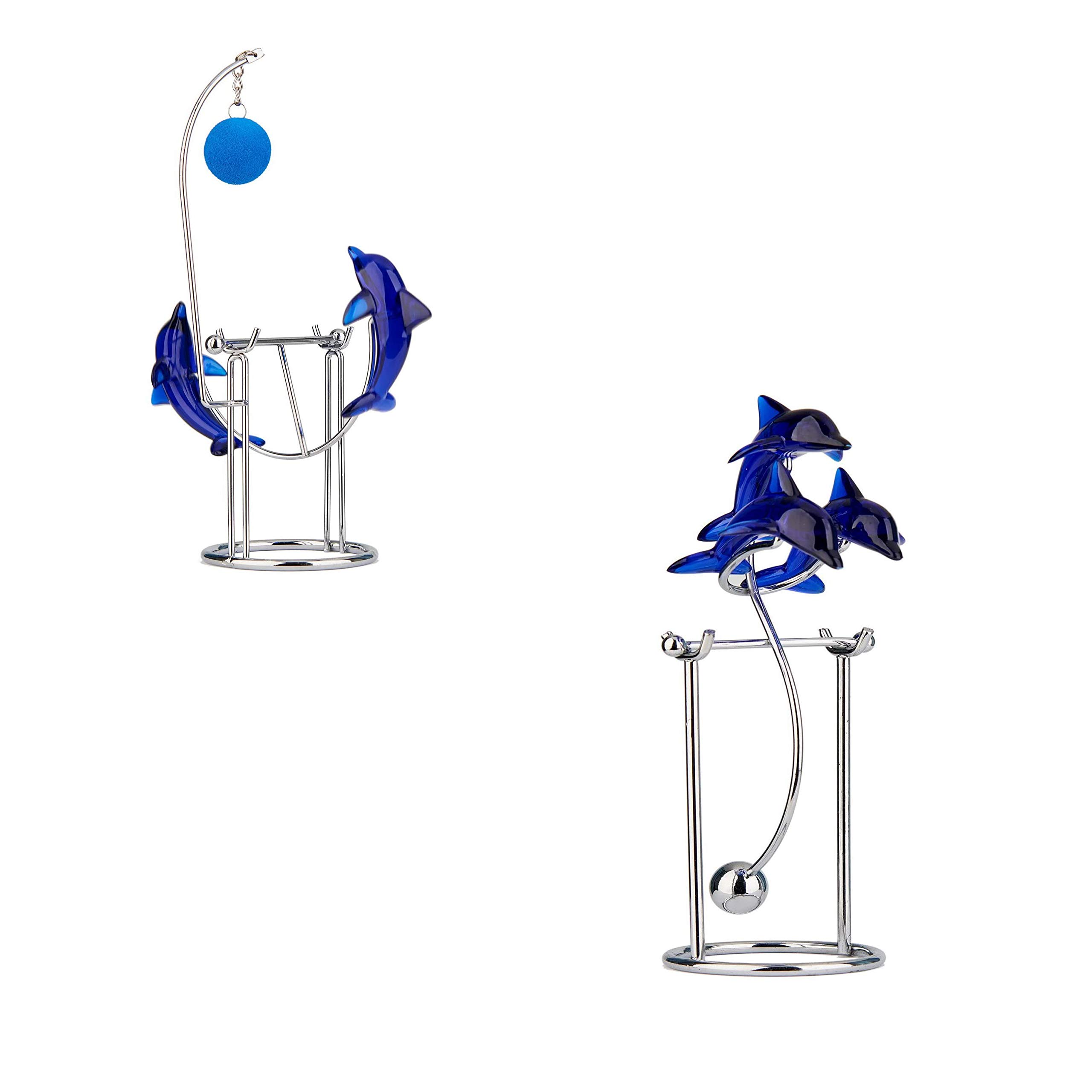 Amazon.com: Sunnytech Dolphins Kinetic Art Balancing Decompression