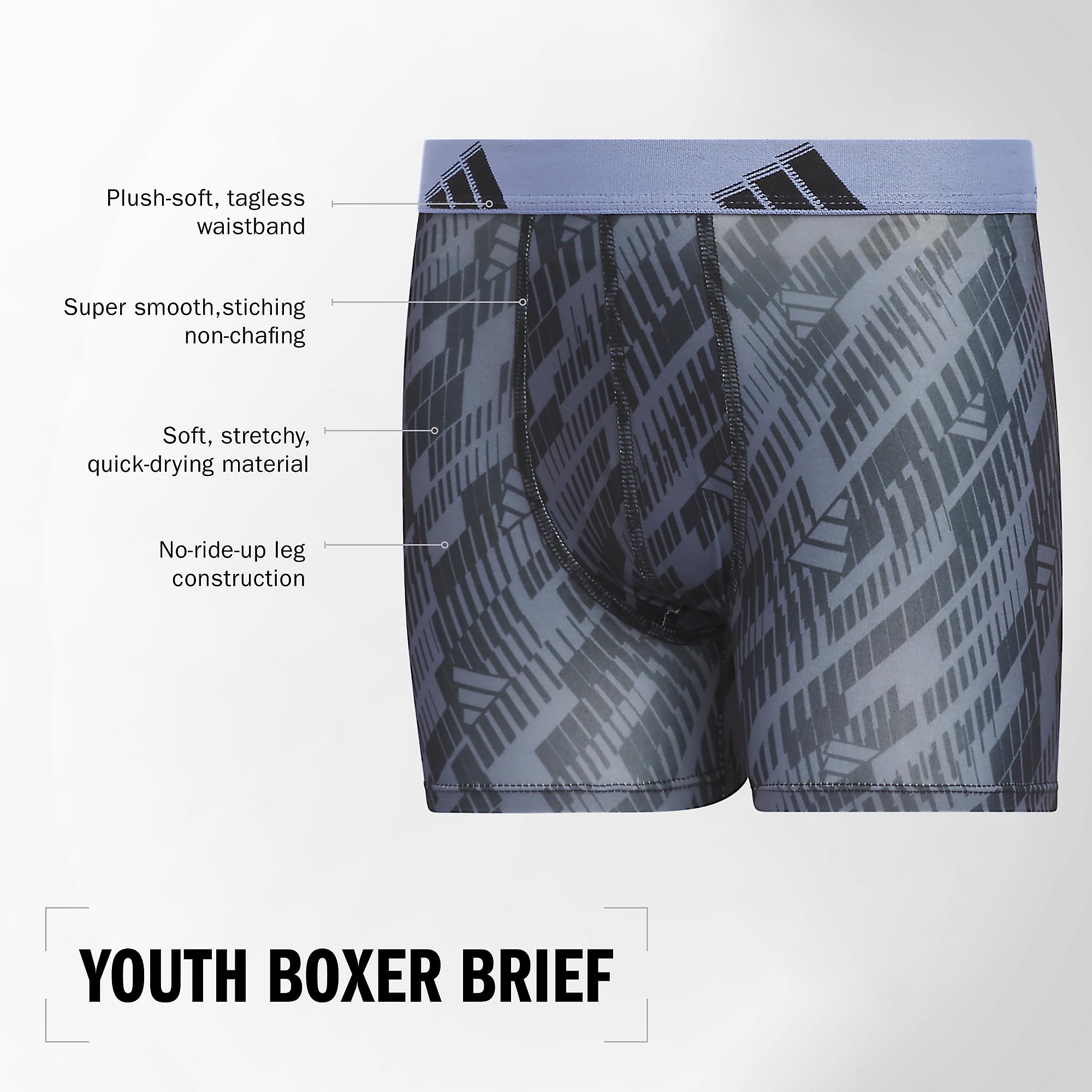 Adidas Boxer Corti (Pacco da 4) Bambini e Ragazzi