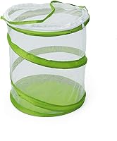 Vista 3 de RESTCLOUD Jaula de hábitat para insectos y mariposas, terrario de malla transparente, transparente más fácil, 9 x 11 pulgadas de alto