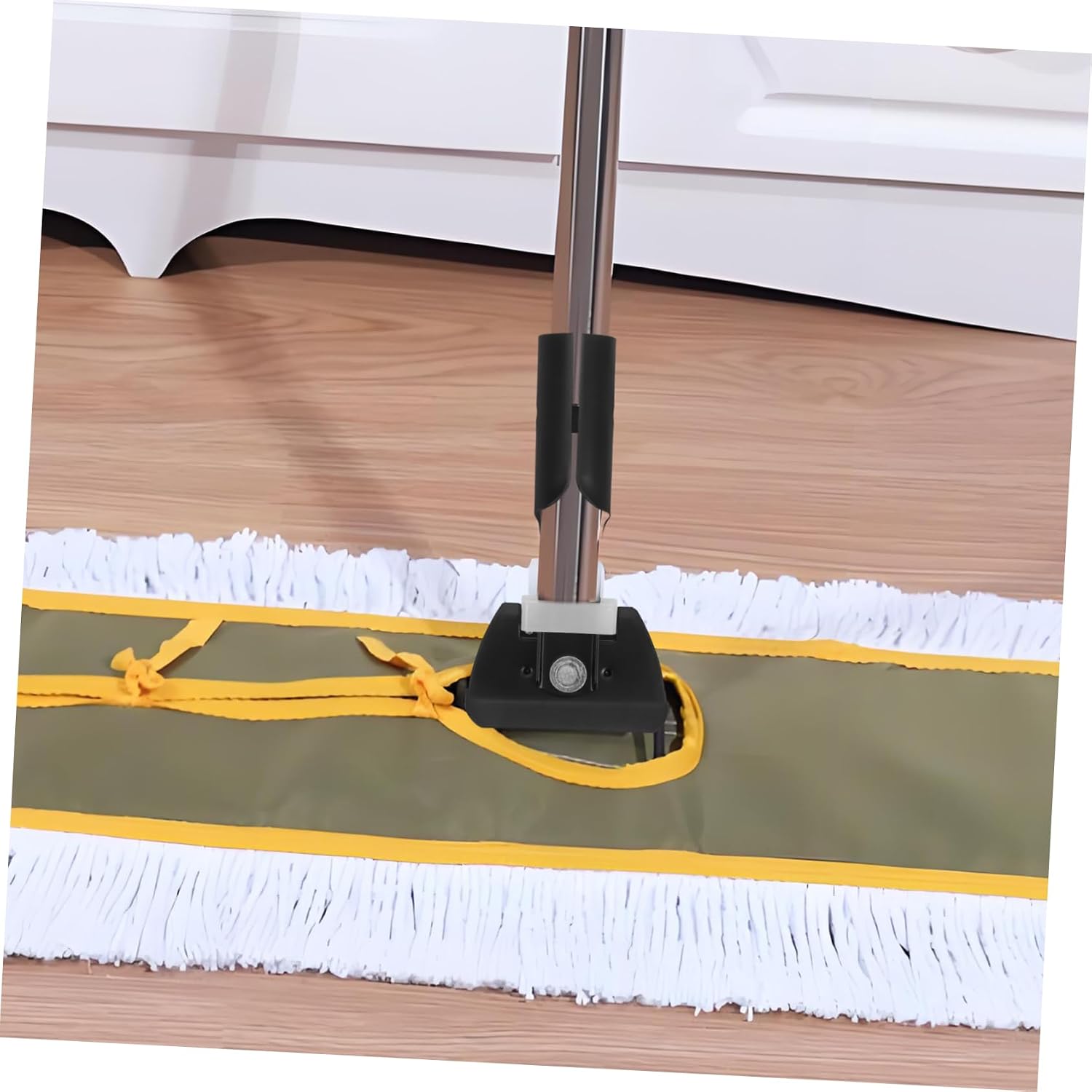 2pcs Replacement Mop Pole Clamp Mop Bar Clamp Head Accessories Metal Chuck for Home Dorm