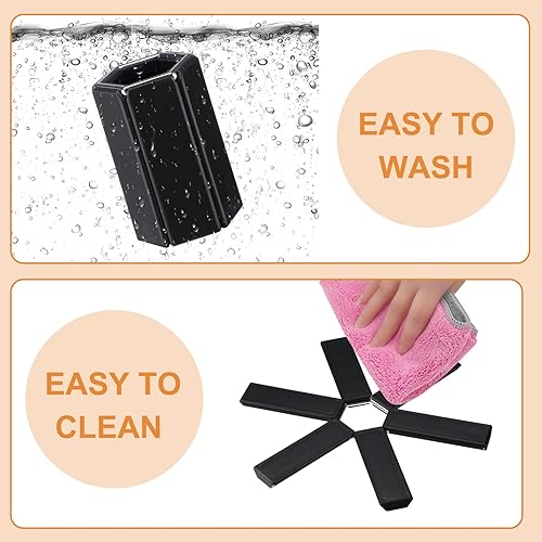 Miniatura 4 de 8 almohadillas creativas plegables de aislamiento térmico de 75 pulgadas alfombrillas plegables antideslizantes aislantes de calor soportes