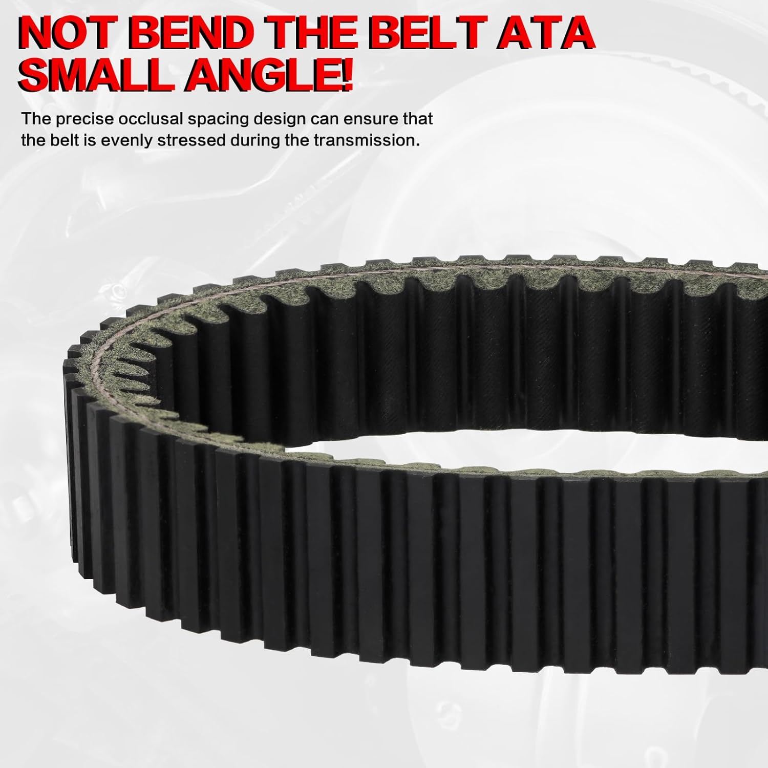 Drive Belt Replace 0180-055000 Compatible with CFMOTO Cforce Uforce Zforce 400 500 600, Compatible with CF Moto X5 X6 Z6, UTV Belt Replaces OME Part 0180-055000-0001/0002/0003/0004