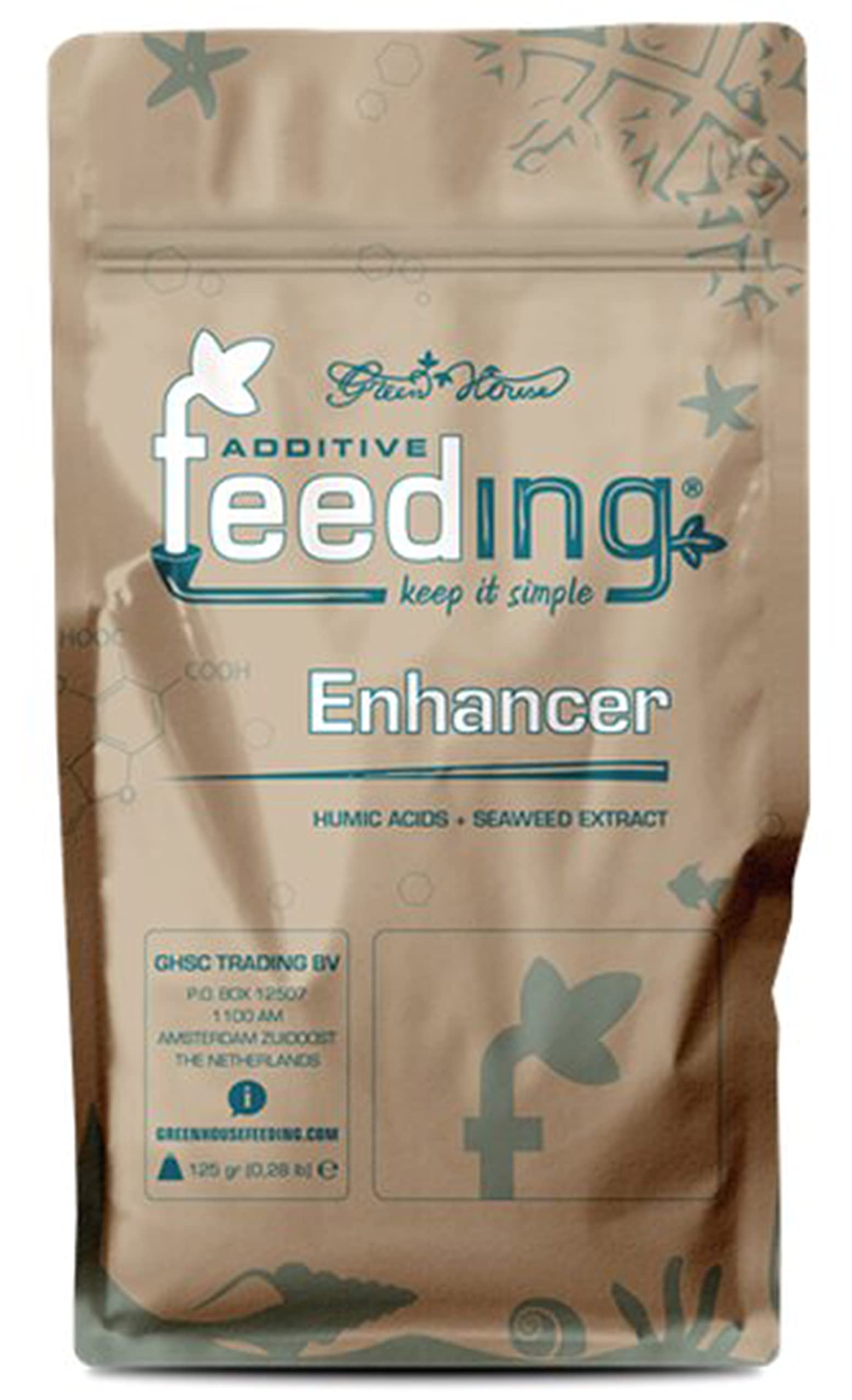 Green House Feeding Powder Starter Kit Bio 3 x 125 g Bloom Grow Enhancer Grow Dünger Pulver + IG Messlöffel