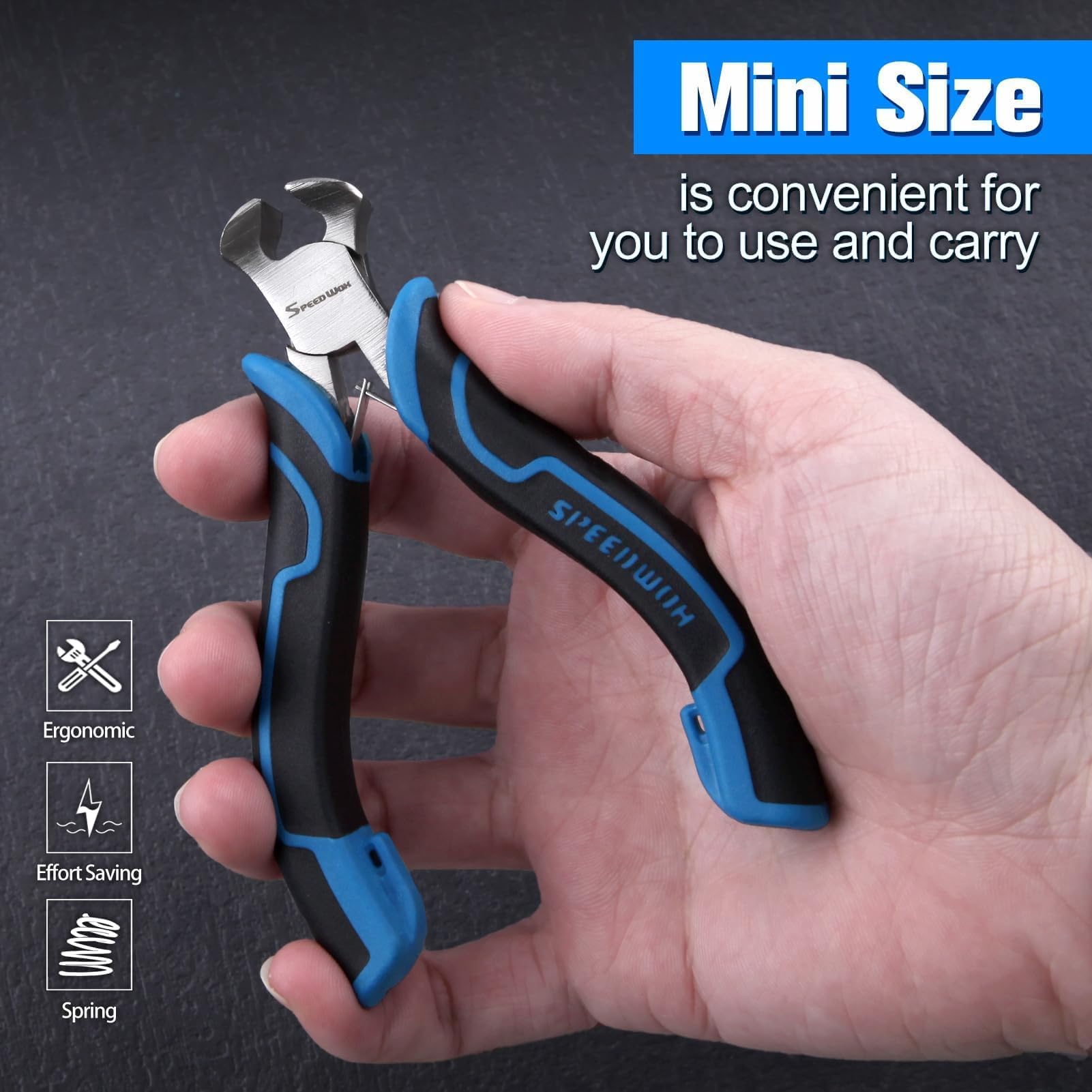 SPEEDWOX 4-Inch Mini End Cutting Pliers for Jewelry Making Mini End Nippers Cutters Pliers Small Jewelry Plier Nail Puller Plier Nail Remover Tool Staple Puller for Zipper Install Stops Repair - Image 3
