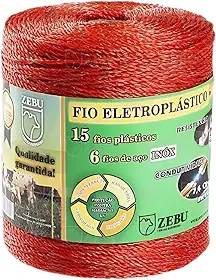 Fio Eletroplastico 1000m Zebu Laranja