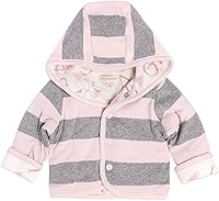 Vista 1 de Burt's Bees Baby Sudaderas unisex para bebé, chaquetas ligeras con cremallera, abrigos con capucha, algodón orgánico