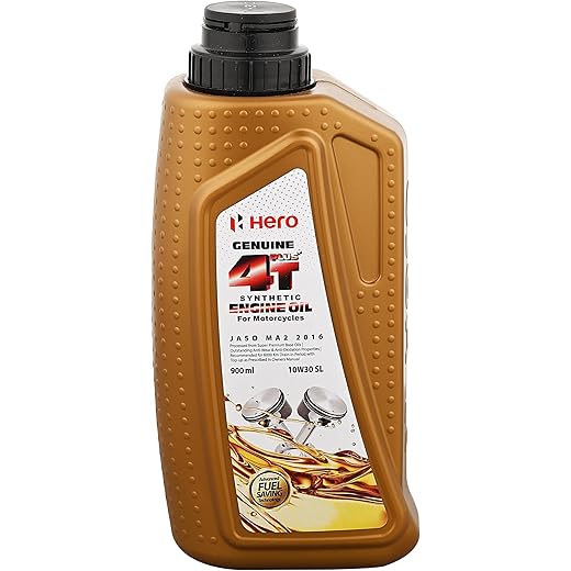 Hero MotoCorp 4T Plus 10W-30 Engine Oil 900ml 900 Ml