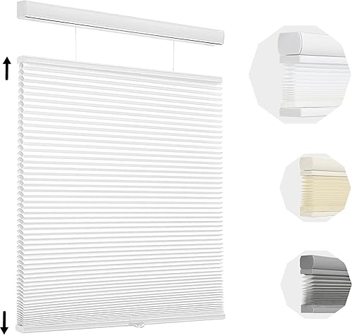 Flamax Persianas celulares de arriba hacia abajo, sin cordones, de arriba hacia abajo, de arriba hacia abajo, de arriba hacia abajo, de arriba hacia