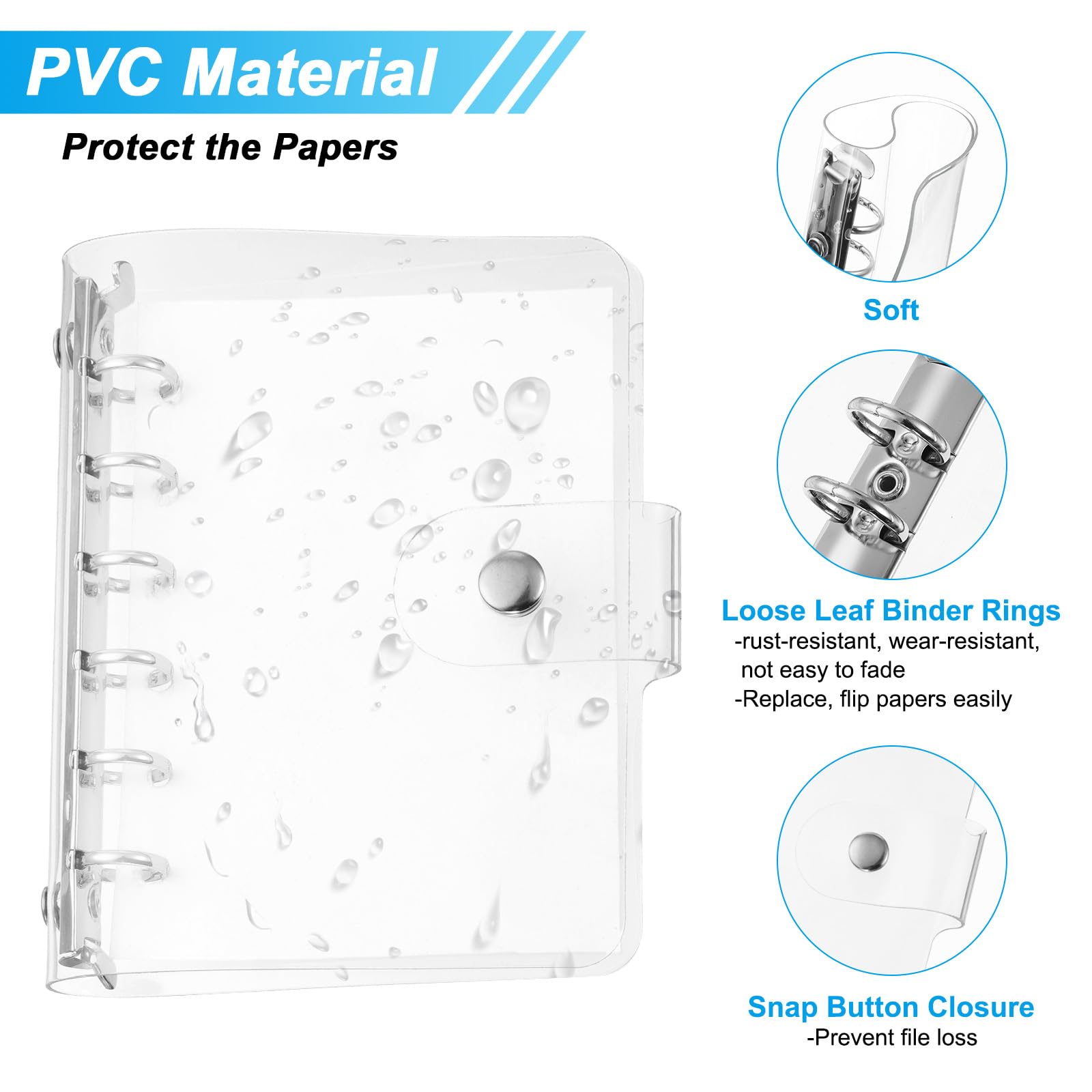 PATIKIL A7 Clear Binder Cover - Image 3
