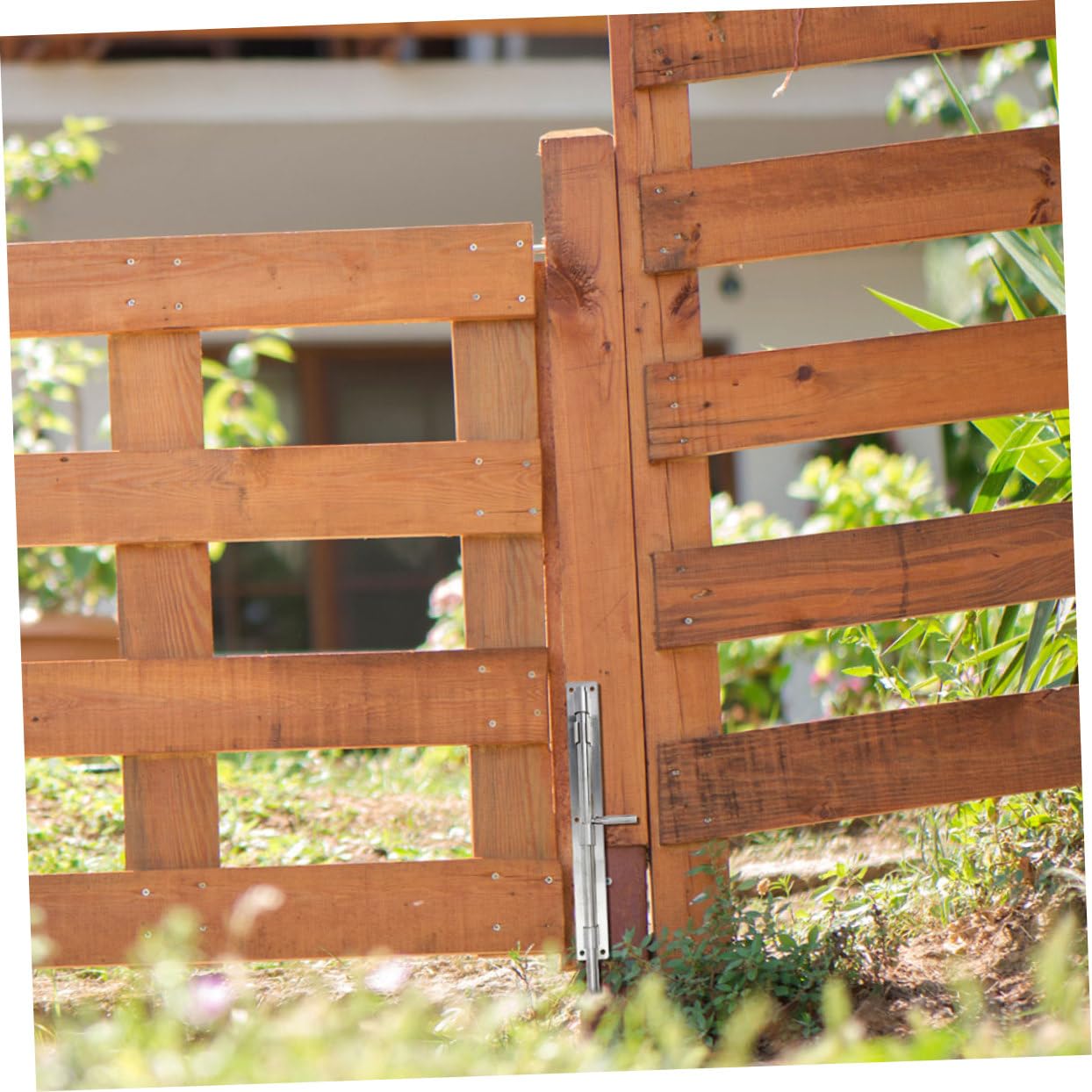 NUOBESTY Chiavistello in Acciaio Inox Rinforzato per Porta e Cancello, 2 Pezzi, Facile da Mantenere, per Ingresso e Sicurezza