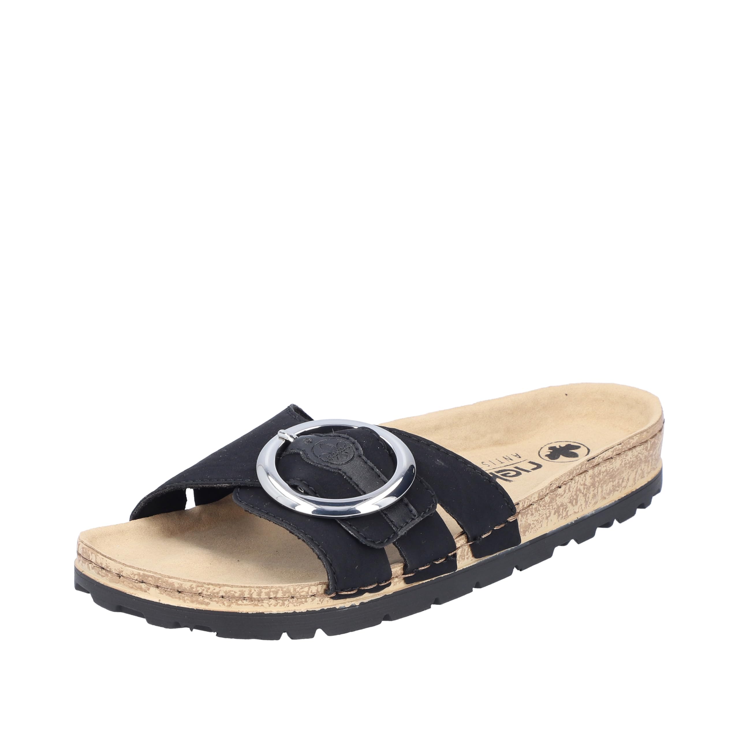 Rieker Women's 69880 Mules, Black, 3.5 UK