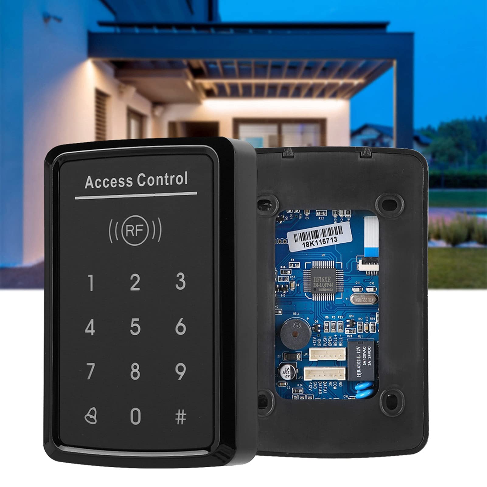 Hidyliu Système de Contrôle D'accès à Serrure électromagnétique de 180 Kg avec écran Tactile et Gestion des Utilisateurs pour Une sécurité Améliorée